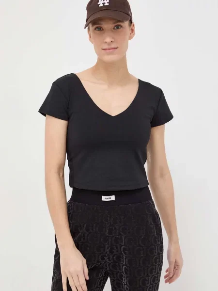 Тениска Guess GIULIA черно