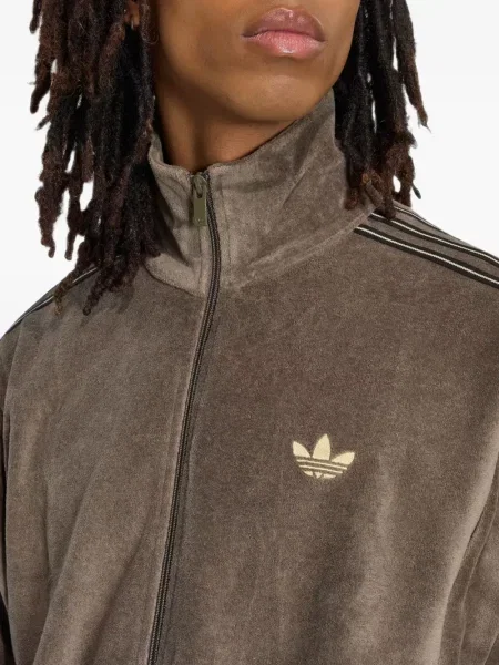 Hanorac Adidas din velur alergare negru