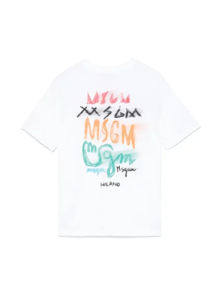 Dětské tričko Msgm bílé
