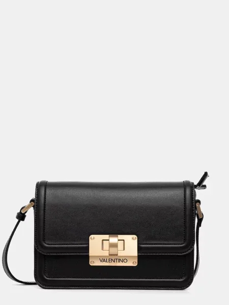 Torba na ramię z imitacji skóry model ‘FLOREN’ Valentino Bags czarna