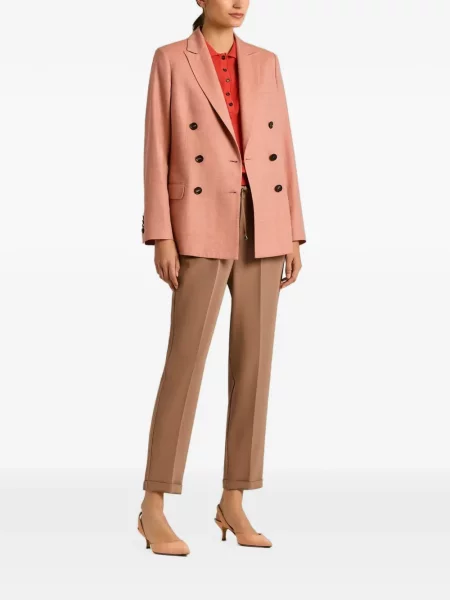 Pantaloni Kiton cu cordon maro