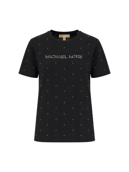 Koszulka Michael Kors z ćwiekami klasyczna czarna