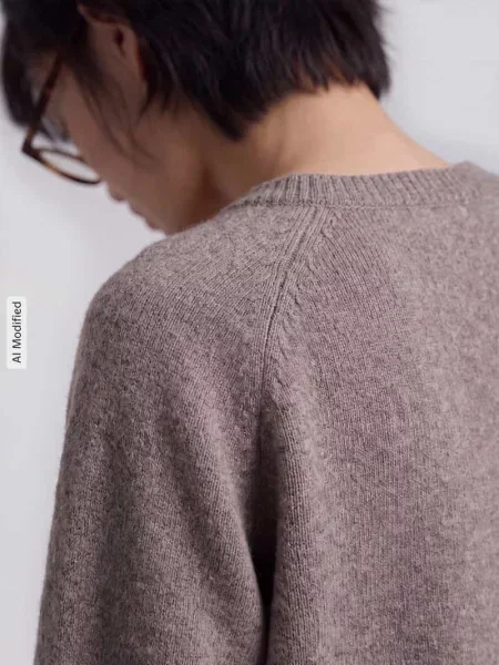 Kardigan rozpinany o kroju oversized z dodatkiem wełny model BOOM' Vero Moda