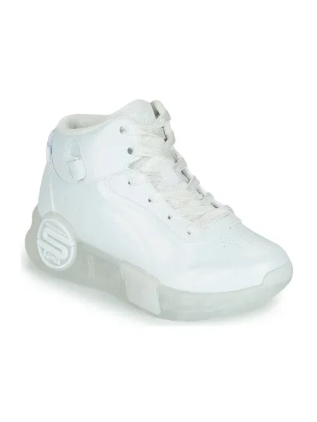 Členkové topánky Skechers biela