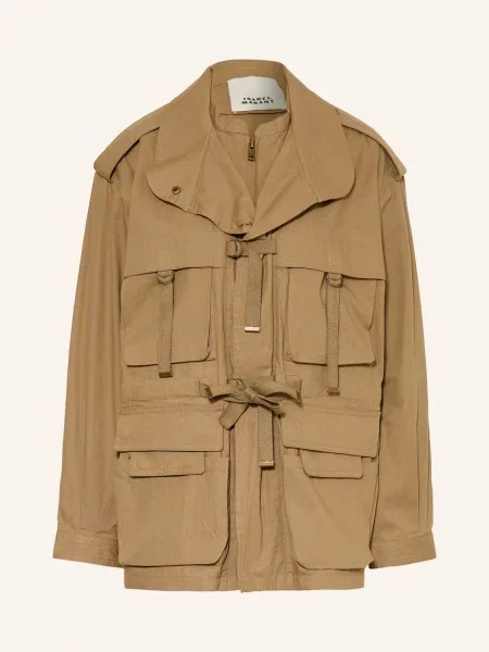 Isabel Marant Polní Bunda Beriza khaki