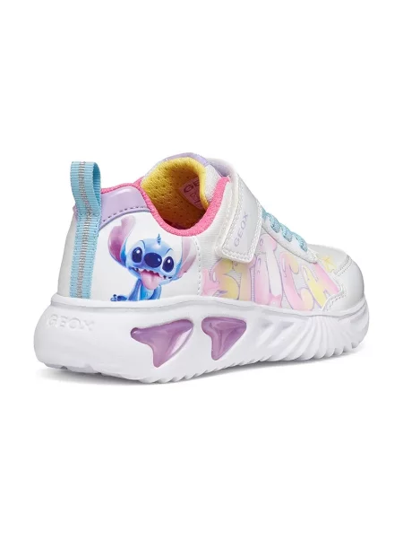 Geox Детски маратонки ASSISTER x Lilo & Stitch бяло