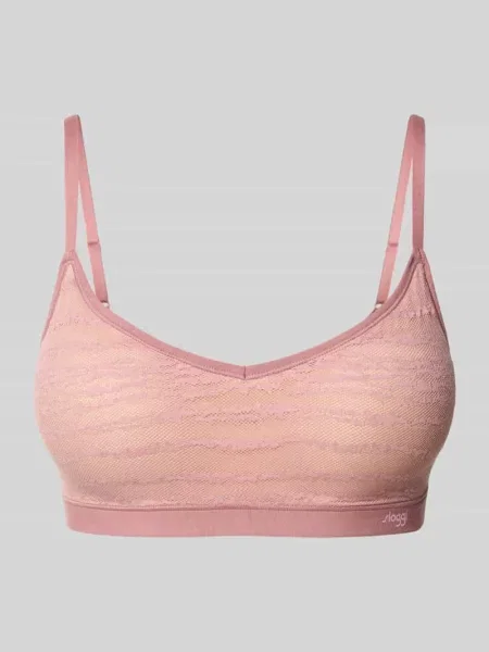 Biustonosz typu bralette z obszyciem z koronki Sloggi