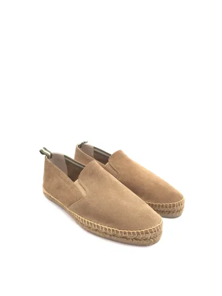 Espadryle Castaner skórzane beżowe