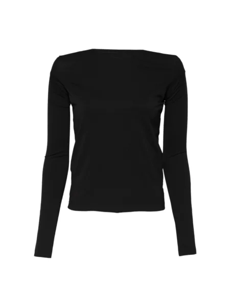Sweter z golfem Dolce And Gabbana wełniany czarny