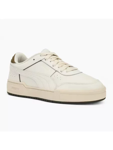 Buty PUMA CA Pro Sport warm white/alpine snow/dark olive białe
