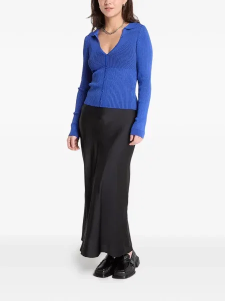 Cardigan Desigual tricotate albastru