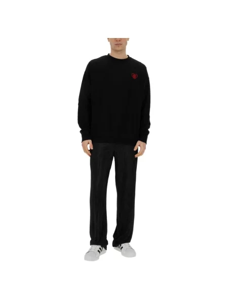 Bluza nierozpinana Family First w serca z logo czarna