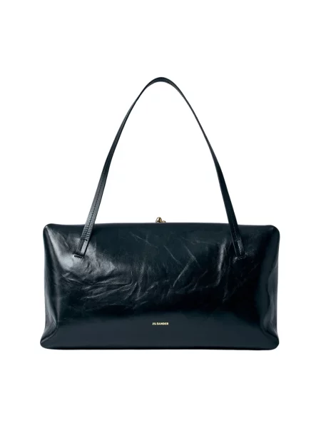 Torebka Jil Sander skórzana czarna