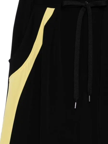 Pantaloni Y's din jerseu alergare negru