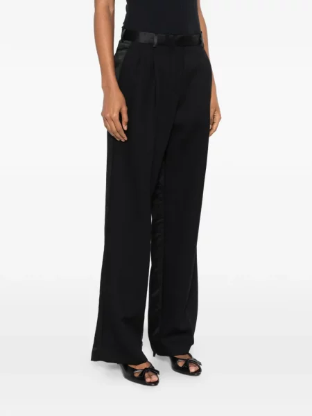 Pantaloni palazzo Sandro negru