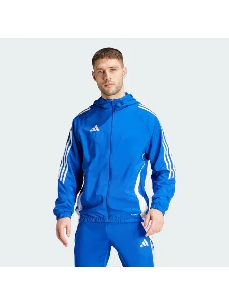 Geacă Adidas Performance albastru