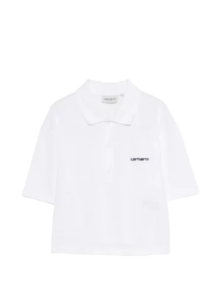 Top Carhartt Wip cu broderie alb