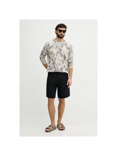 Armani Exchange sweter beżowy