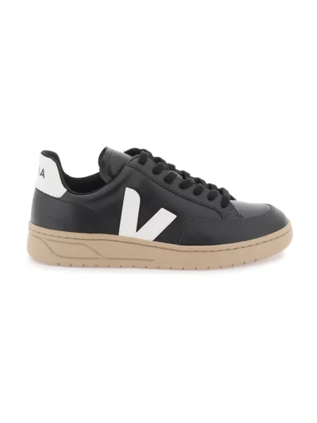 Sneakersy Veja V-12 skórzane czarne