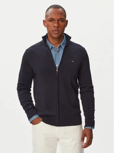TOMMY HILFIGER Kardigan Essential mornarsko plava