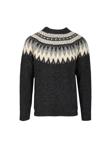 Sweter Howlin wełniany szary