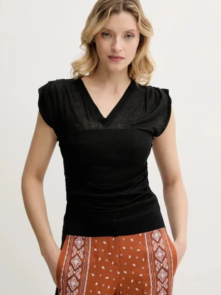 Pinko bluză din in negru