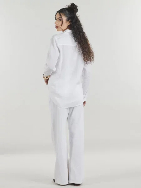 TOMMY HILFIGER Bluză ESS' alb