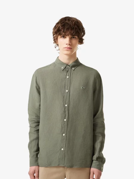 Сорочка Lacoste зелена