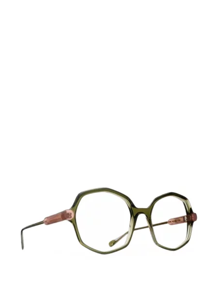 Ochelari de soare Caroline Abram cu imprimeu geometric gri