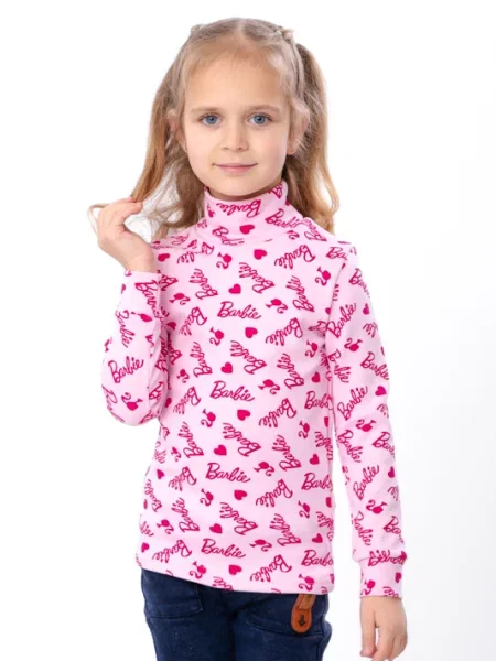 Дитячий Гольф Носи своє світло-рожевий бавовна/еластан рожевий