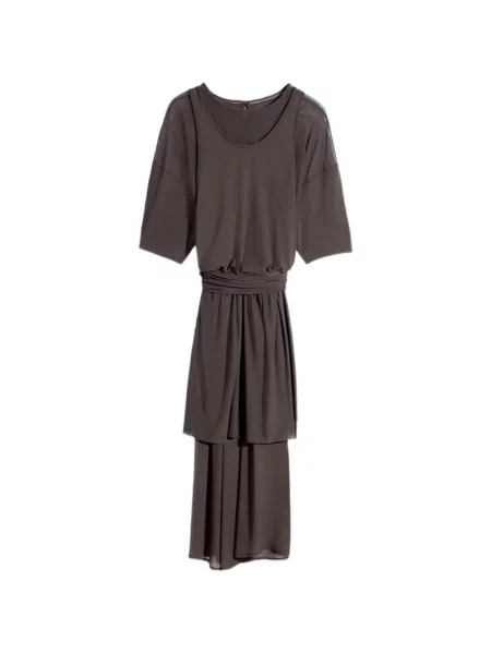 Rochie midi Lemaire plasă maro