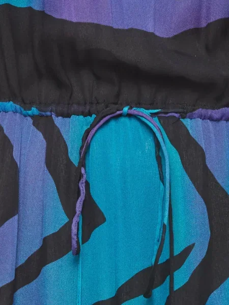 Μάξι φόρεμα Dvf Diane Von Furstenberg με σχέδιο με αφηρημένο print μπλε