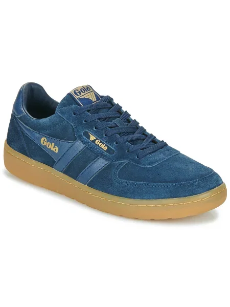 Pantofi Gola din piele de căprioară albastru