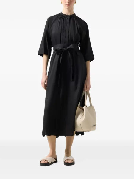 Rochie midi Bogner cu broderie negru