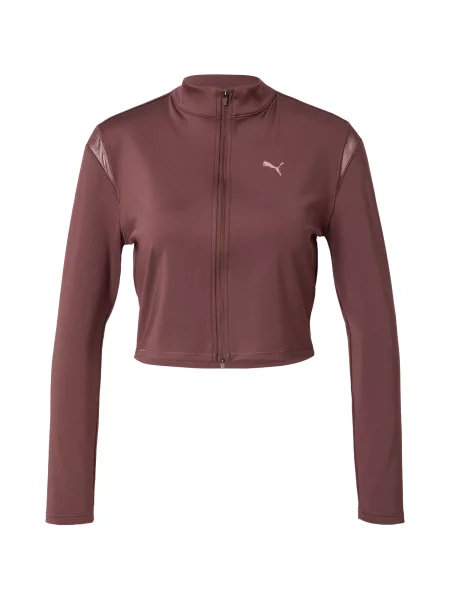 PUMA Jachetă de trening ciocolatiu