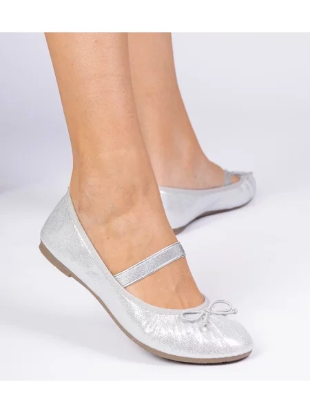 Balerini D/ceo cu funde argintiu