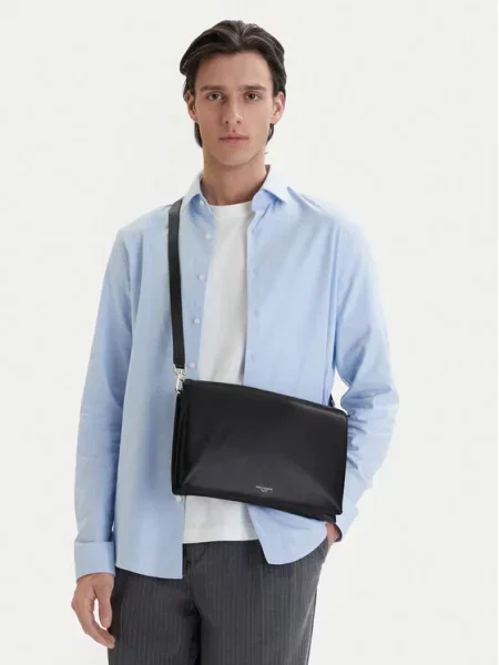 Dolce & Gabbana Torebki Mężczyzna ONE SIZE Skórzane torba na ramię czarny