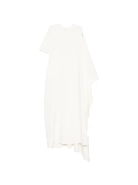 Sukienka koszulowa Coperni asymetryczna drapowana garniturowa