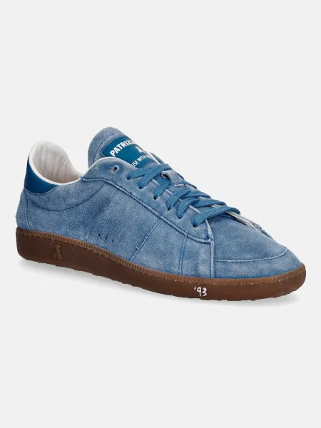Patrizia Pepe sneakers pentru femei din piele întoarsă albastru