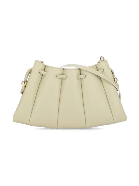 Torebka Themoirè ze skóry ekologicznej zielona