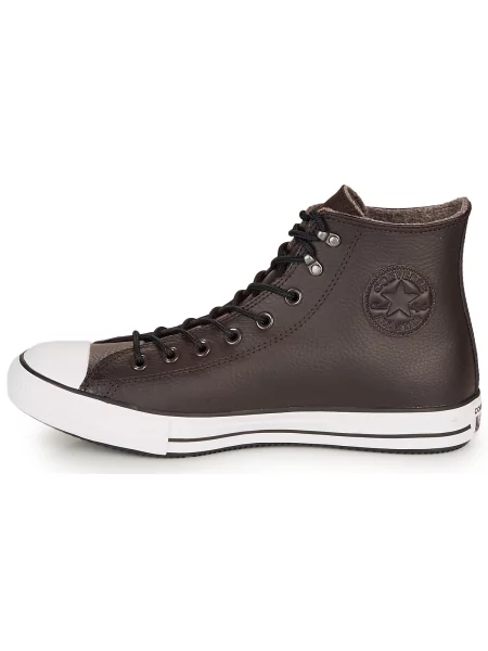 Botine Converse din piele maro