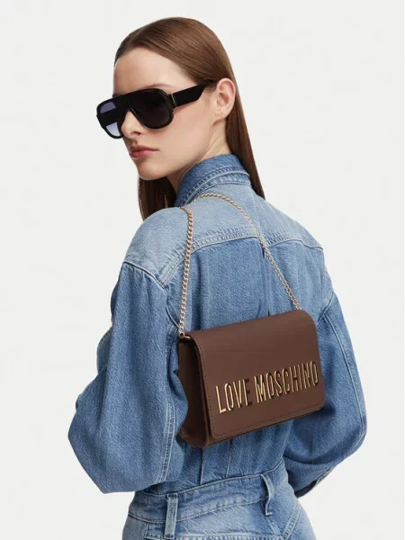 Love Moschino Torba preko ramena / zlatna smeđa