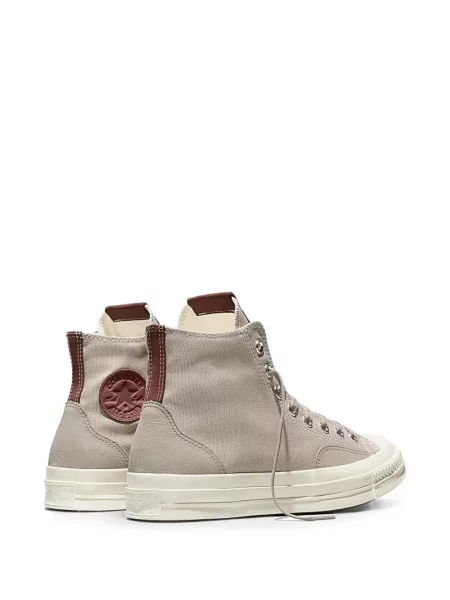 Sneakerși Converse Chuck 70 cu model leopard cu mărgele negru