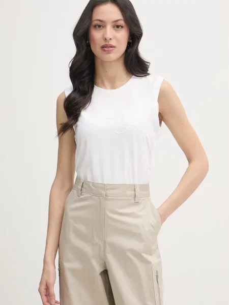 DKNY top femei din alb