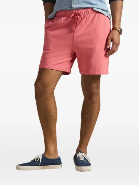 Καρό polo Polo Ralph Lauren με κέντημα πλεγμένο ροζ