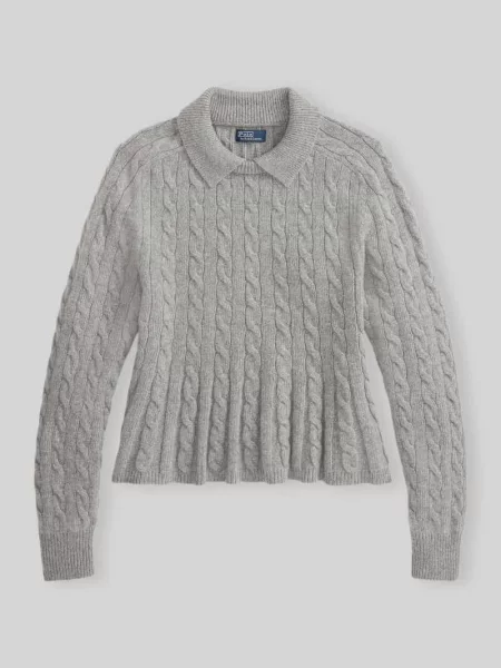 Sweter o kroju loose fit z mieszanki wełny i kaszmiru Polo Ralph Lauren