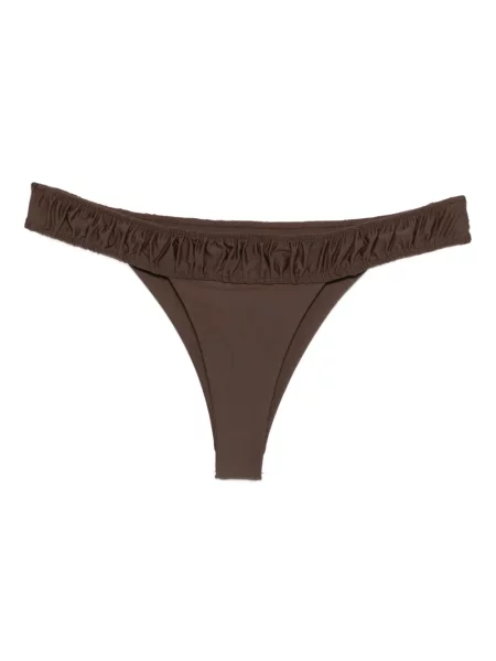 Bikini Faithfull The Brand cu volane maro