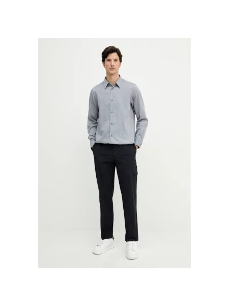 Koszula Armani Exchange niebieska