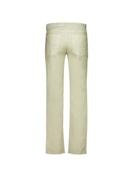 Pantaloni 120% Lino cu 5 buzunare verde