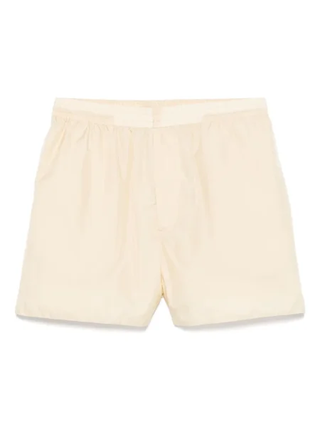 Przezroczyste szorty Auralee żółte